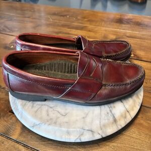 Dexter Penny Loafers Mens 9 M Brown Leather Classic Slip On Comfort Shoes USA